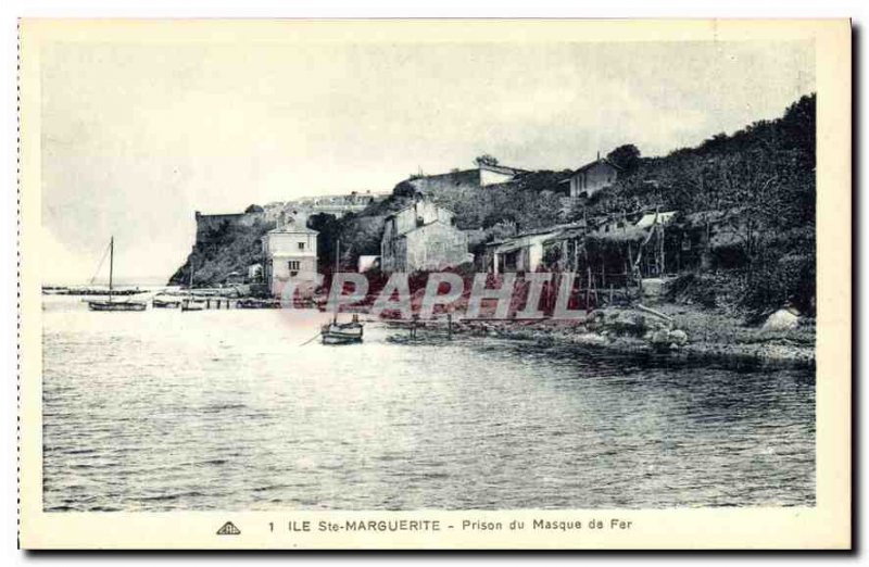 Old Postcard Ile Ste Marguerite Prison in the Iron Mask