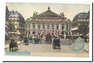 Paris (9th) Old Postcard Theater of & # 39opera
