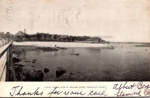 Connecticut Stamford Shippan Point View From Ocean House Pier 1905