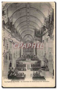 Old Postcard The Church of Paris Interior of Saint Louis des Invalides