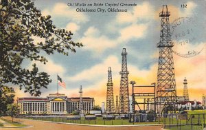 State Capitol Building Oil Wells - Oklahoma City, Oklahoma OK