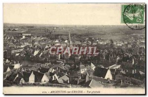 Old Postcard Argenton Sur Creuse Vue Generale