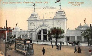 GREAT BRITAIN UK IRISH INTERNATIONAL EXHIBITION DUBLIN IRELAND POSTCARD 1907