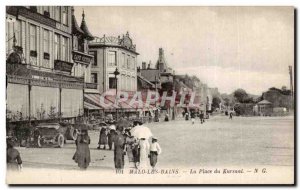 Old Postcard Malo Les Bains Place Du Kursaal