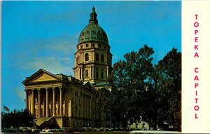 Topeka Capitol Kansas State KS Postcard VTG UNP Vintage Unused Chrome 