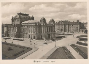 Croatia Postcard - Zagreb - Kazaliste - Opera   RRR379