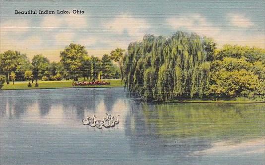 Beautiful Indiana Lake Ohio 1945