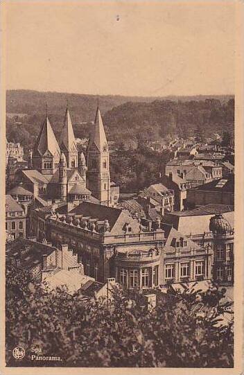 Belgium Spa Panorama 1949