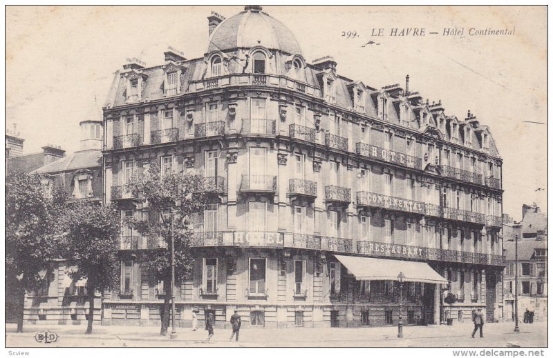 Hotel Continental, Le Havre (Seine Maritime), France, 1900-1910s