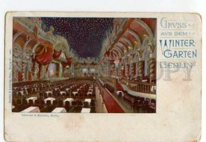 493159 Germany Berlin Gruss Aus Winter Garten advertising theatre restaurant