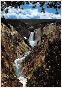 BG13755 wyoming river and lower falls yellowstone national park    usa