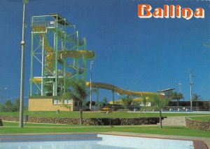 Ballina, New South Wales Australia  TOWN SWIMMIMG POOL & SLIDE  4X6 Postcard