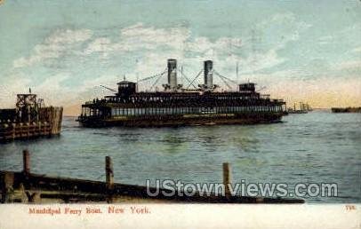 Municipal Ferry Boat in New York City, New York