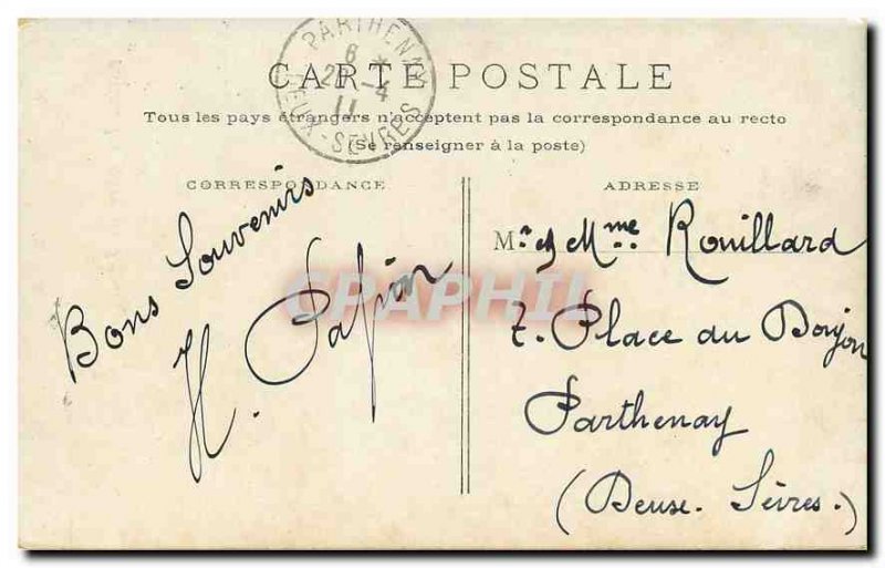 Old Postcard Paris Gare