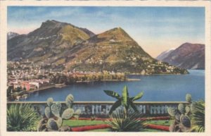 Switzerland Lugano Monte Bre 1950