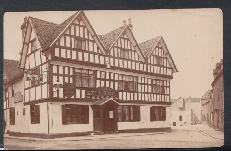 Gloucestershire Postcard - The Bell Hotel, Tewkesbury   T1709