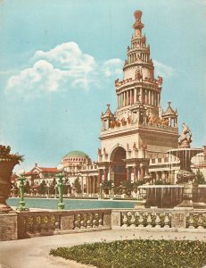 Jumbo Postcard PPIE Tower Of Jewels 9B 1915 San Francisco Panama Pacific