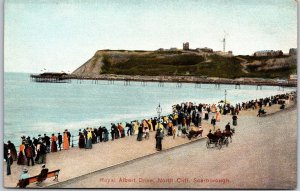 Royal Albert Drive North Cliff  Scarborough England Beach Resort Postcard