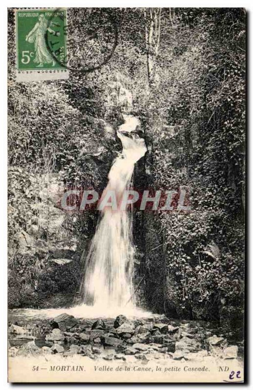 Old Postcard Mortain Vallee of Chania The small waterfall