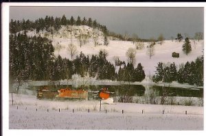 Canadian Pacific Railway Train Snow Plow, Brennan Hill, Quebec