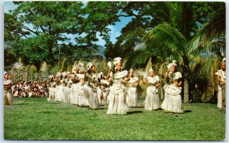 Postcard - Tahiti Dancers