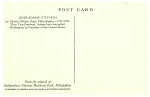 John Adams Painted at Mount Vernon NATIONAL MONUMENT Assn Postcard