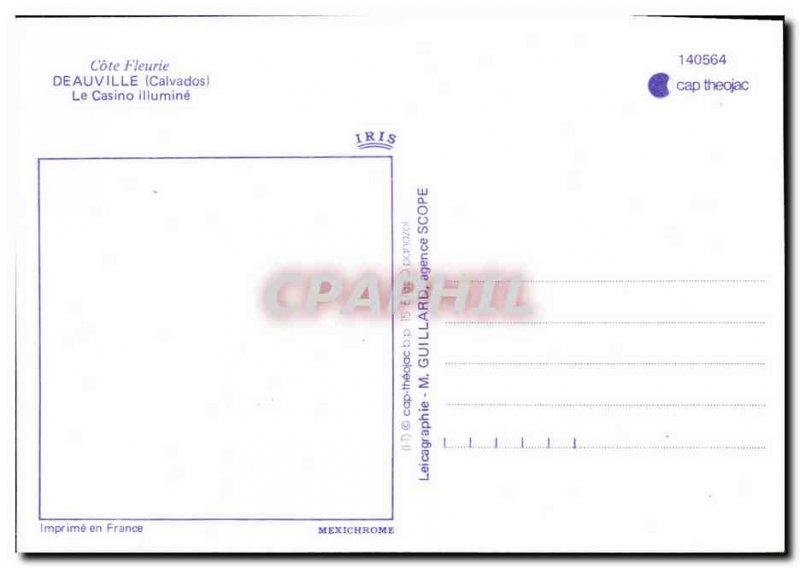 Modern Postcard Deauville Casino