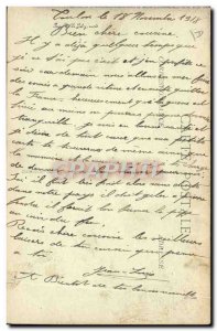 Old Postcard Navy Boat Maneuver d & # 39embarcation