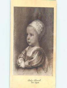 Pre-Linen signed VANDYKE - BABY STUART - BABY HOLDING THE BALL HJ4376