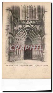 Old Postcard Saintes Cathedrale Saint Pierre XV century