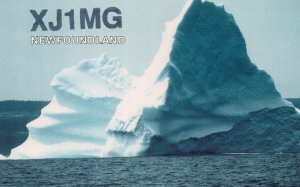 Iceberg Radio Station Newfoundland QSL Postcard Radio Card