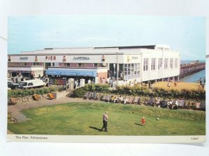 Close Up View of The Pier Felixstowe Suffolk Postcard 1973