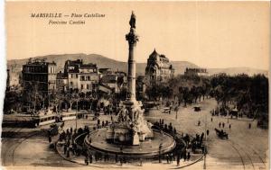 CPA MARSEILLE Place Castellane Fontaine Cantini (404926)