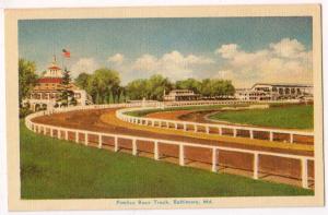 Pinlico Race Track, Baltimore MD