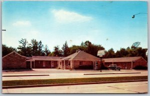 Vtg Richmond Virginia VA Jefferson Davis Motel 1950s View Old Postcard