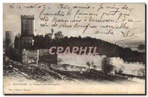 Old Postcard Beaucaire Chateau Cote Des Remparts