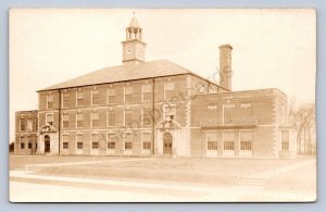 K3/ Bexley Ohio RPPC Postcard c1910 Cassingham School Building  383