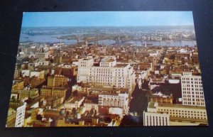 UNUSED POSTCARD - VIEW TOWARD DELAWARE RIVER & CAMDEN, N.J., PHILADELPHIA, PA.