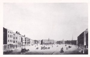 Victorian Markets in Nottingham 1812 Postcard