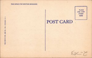 Vtg Syracuse NY Mizpa Hotel and First Baptist Church 1930s Unused Linen Postcard