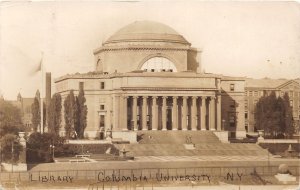 J30/ New York City RPPC Postcard c1910 Columbia University Library 213