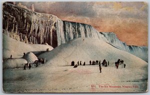 Vtg New York NY Ice Mountain Niagara Falls 1910s View Postcard