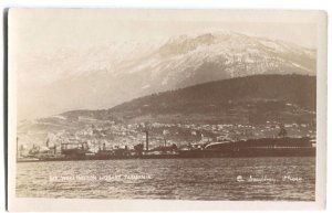 RPPC Postcard Mt Wellington Hobart Tasmania Australia