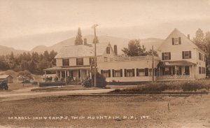 Vintage Postcard Front View Of Carrol Inn & Camps Twin Mountain New Hampshire NH