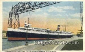 Steamer Harmonic, Duluth, Michigan, MI USA Steam Ship Unused 