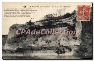 Old Postcard THE rock BUGUE of agranel