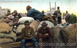 On the Leavee, Louisiana, USA Black Blacks Postcard Post Card  On the Leavee,...