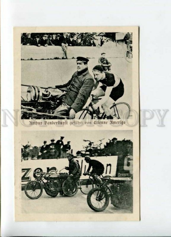 3156728 Arthur VANDERSTUYFT Belgian cyclist Motorcycle Vintage