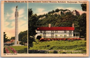 Duck Raven's House Ohio Monument Lookout Mountain Chattanooga Tennessee Postcard