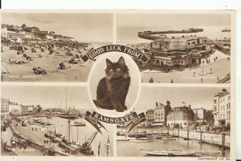 Kent Postcard - Good Luck from Ramsgate - Ref 14105A